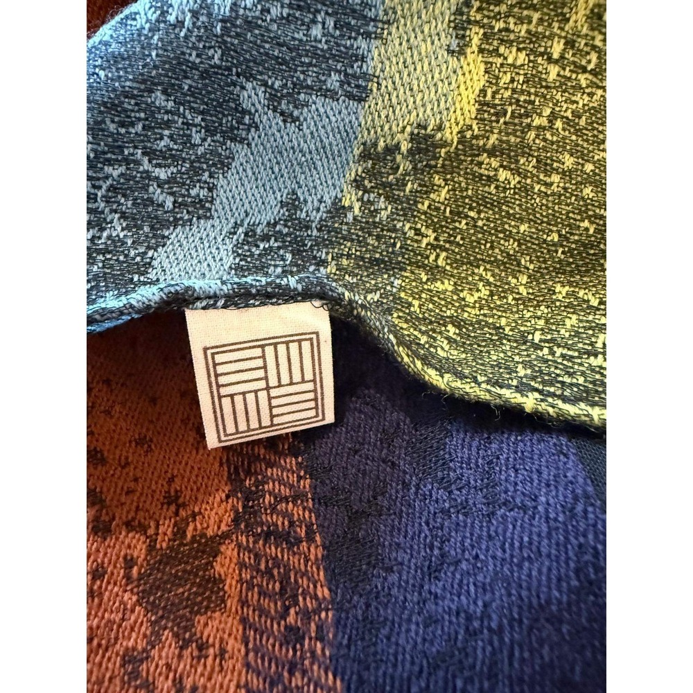 🔥 Made in France Merino Wool Tree Landscape Wrap Scarf - Picture 3 of 5